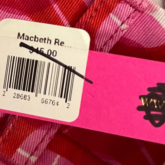 NWT Macbeth Collection Pink Red Geo Print SHORTS Women's Size M Casual Summer. - Picture 6 of 11